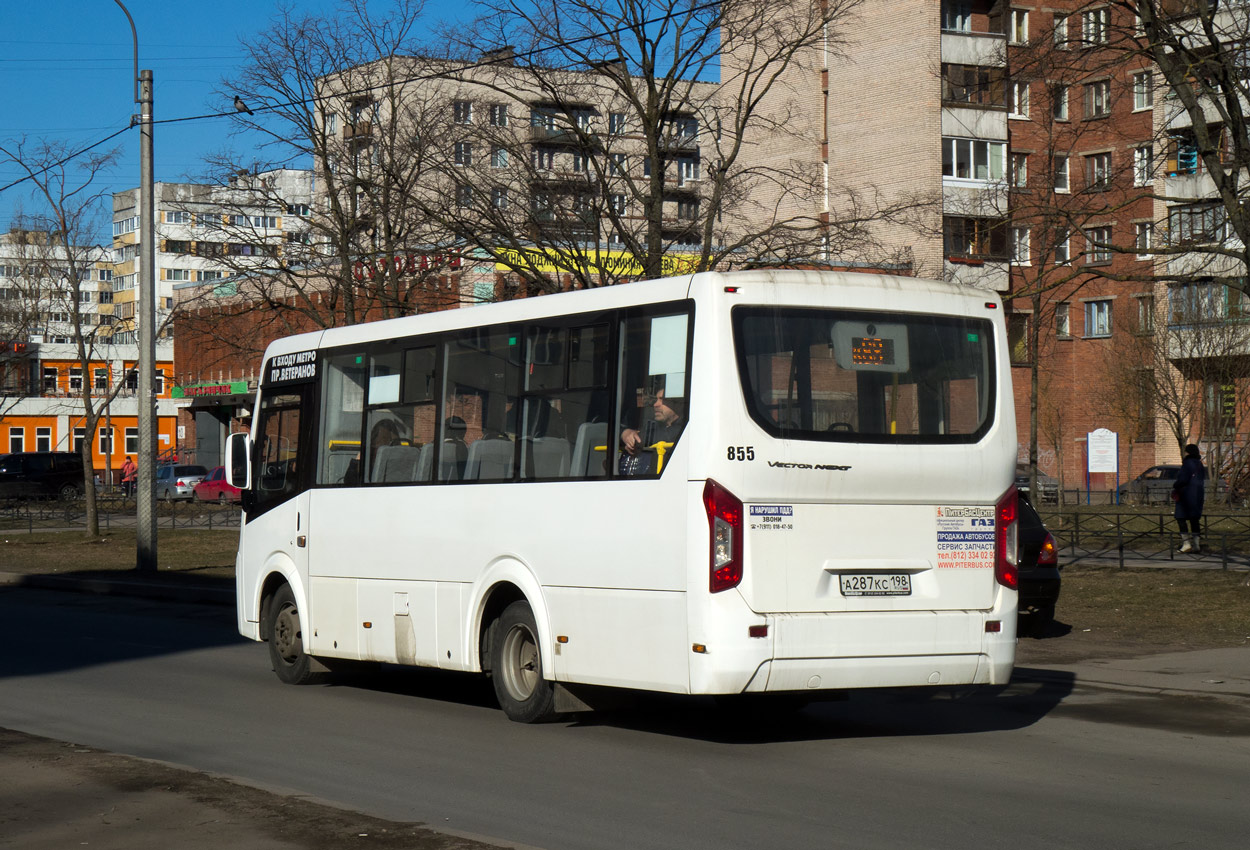 Санкт-Петербург, ПАЗ-320435-04 "Vector Next" № 855