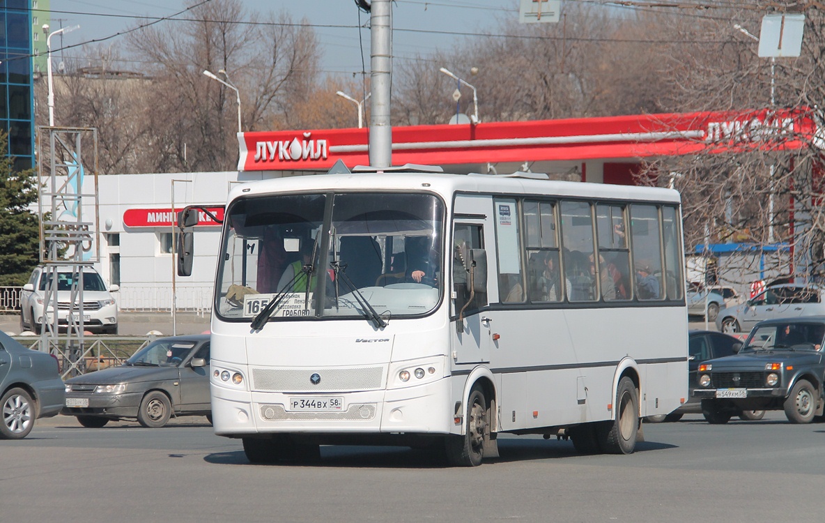 Пензенская область, ПАЗ-320412-04 "Вектор" № Р 344 ВХ 58