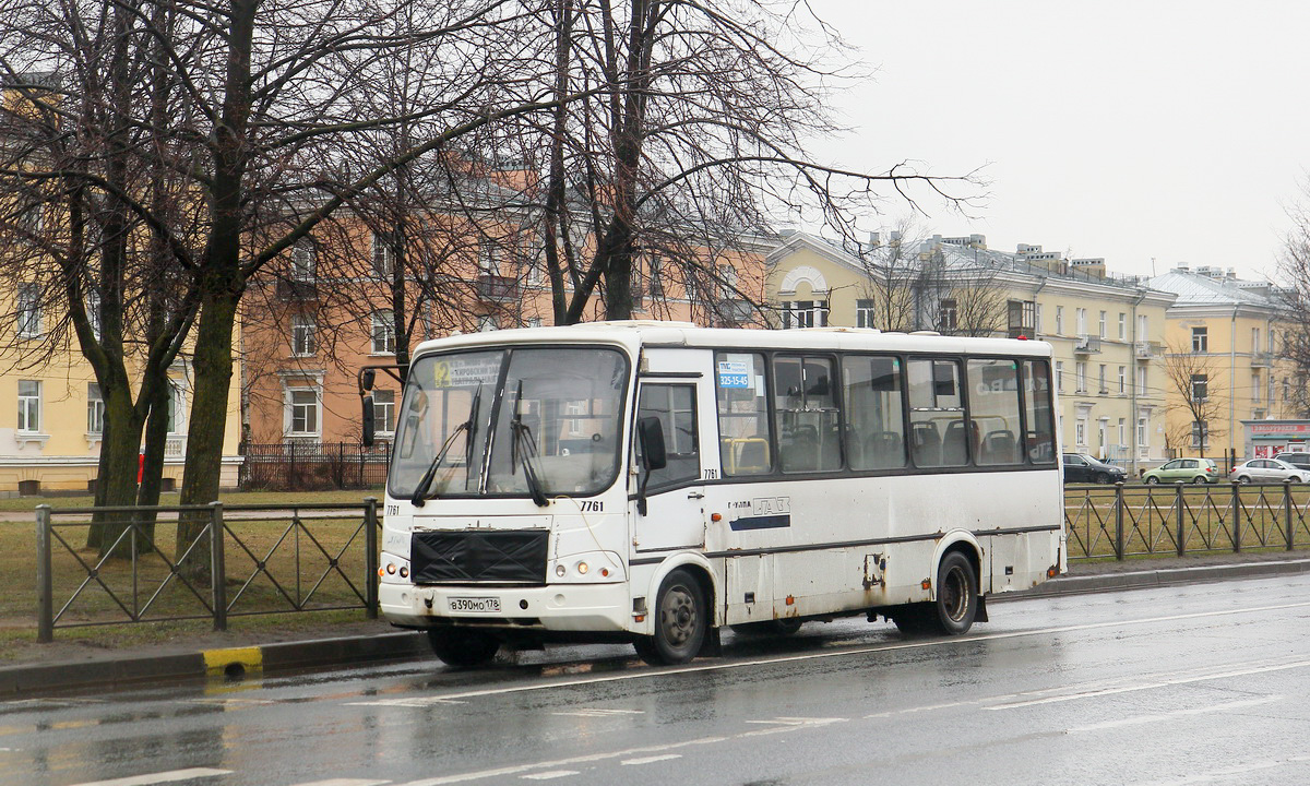 Санкт-Петербург, ПАЗ-320412-05 № 7761