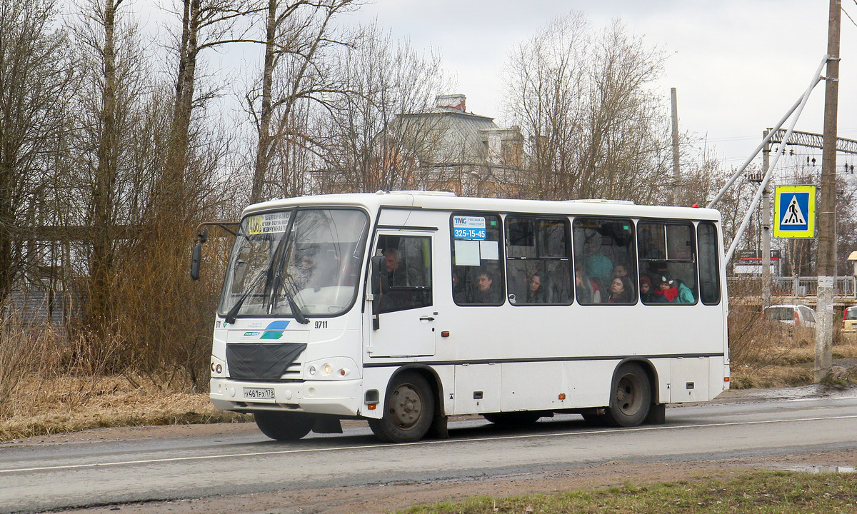 Санкт-Петербург, ПАЗ-320302-11 № 9711