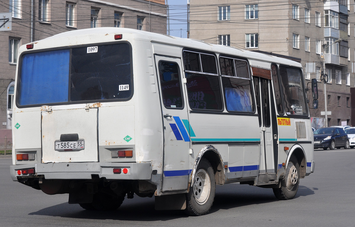 Омская область, ПАЗ-32053 № Т 585 СЕ 55