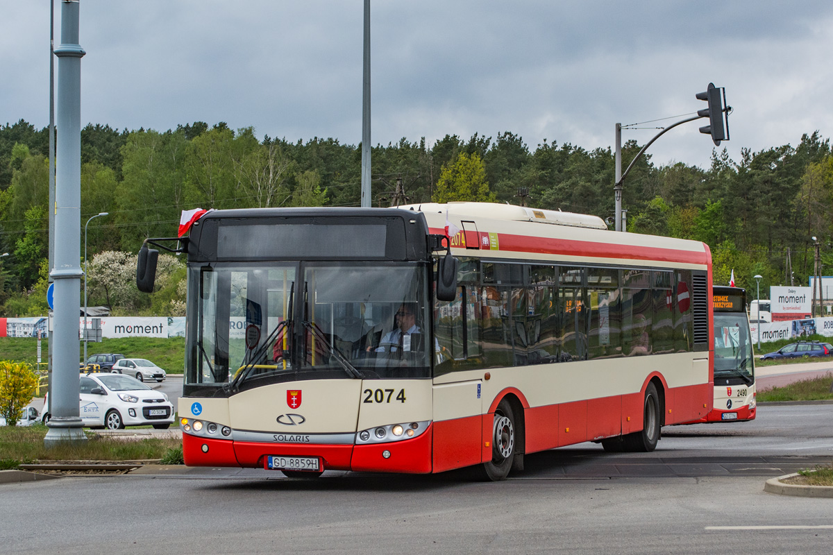 Polska, Solaris Urbino III 12 Nr 2074