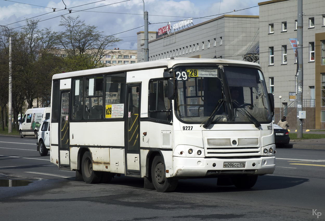 Санкт-Петербург, ПАЗ-320402-05 № 9227