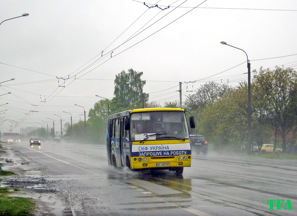 Волынская область, Богдан А092 (Y99-C39) № AC 1687 BT