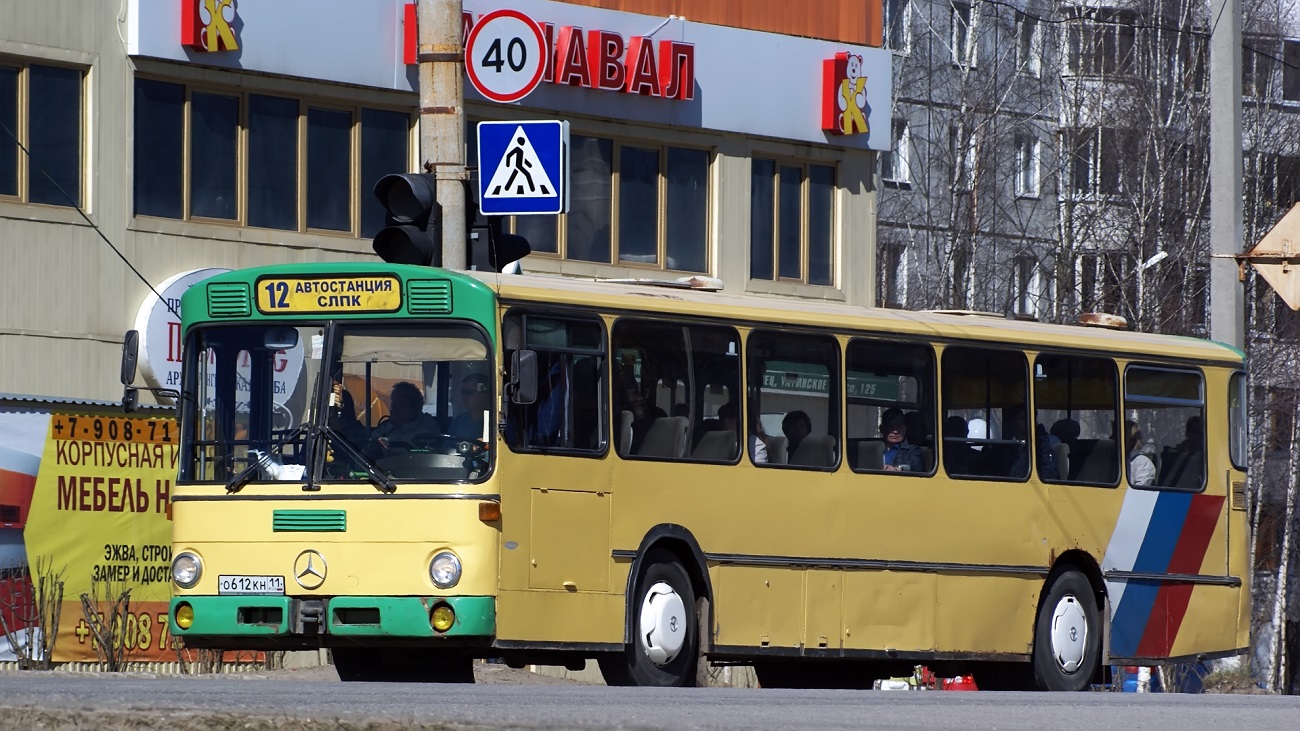 Коми, Mercedes-Benz O307 № О 612 КН 11 — Фото — Автобусный транспорт