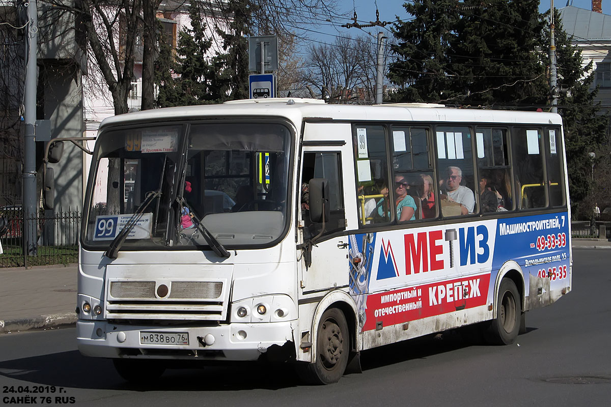 Ярославская область, ПАЗ-320412-04 № М 838 ВО 76