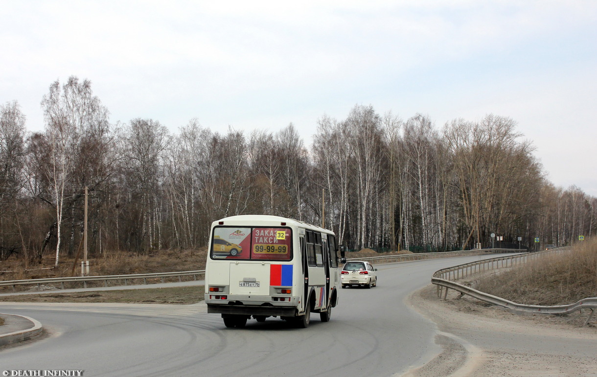 Томская область, ПАЗ-32054 № Е 875 ЕТ 70