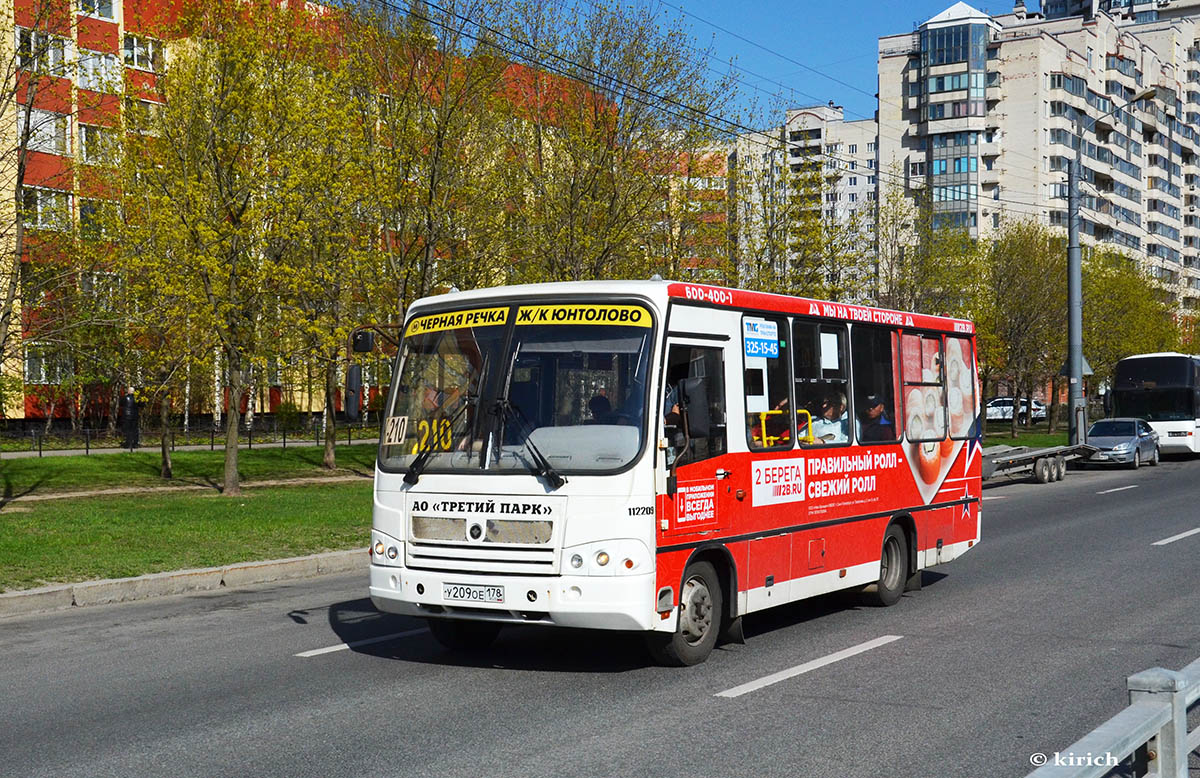 Санкт-Петербург, ПАЗ-320402-05 № У 209 ОЕ 178