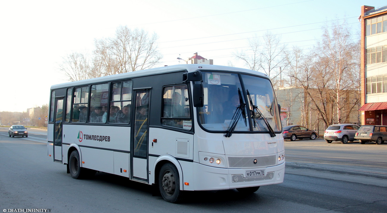 Obwód tomski, PAZ-320412-04 "Vector" Nr К 017 РМ 70