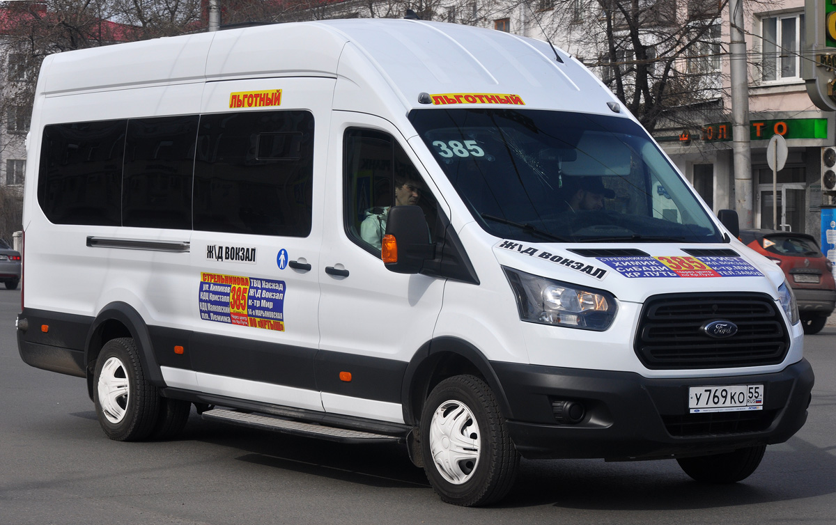 Омская область, Ford Transit FBD [RUS] (Z6F.ESG.) № У 769 КО 55