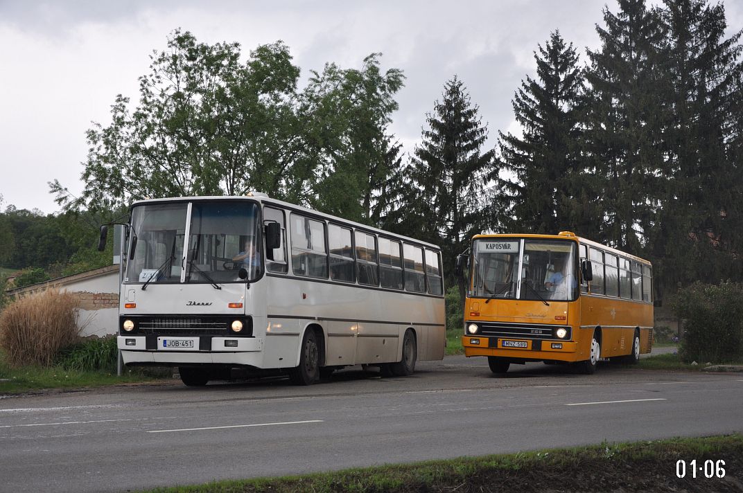 Венгрия, Ikarus 260.06 № JOB-451; Венгрия, Ikarus 266.25 № MNZ-589; Венгрия — Фототуры