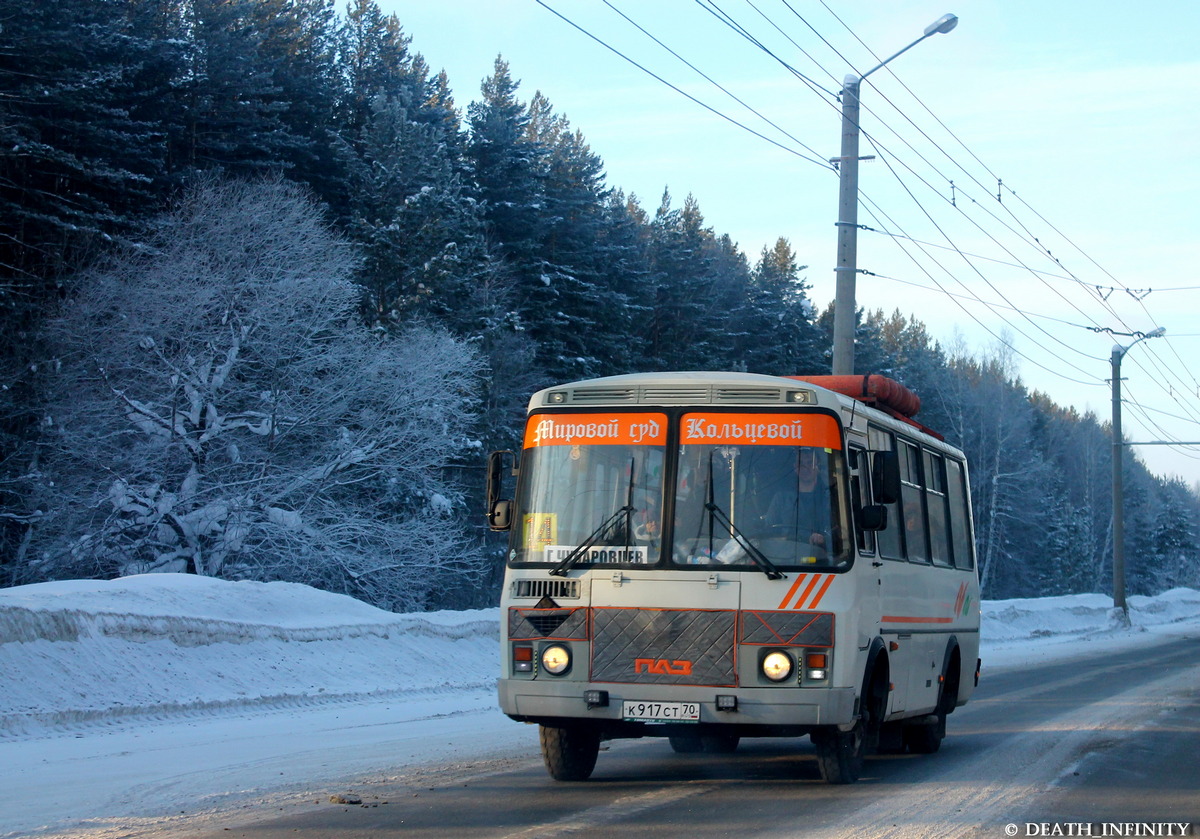 Томская область, ПАЗ-32054 № К 917 СТ 70