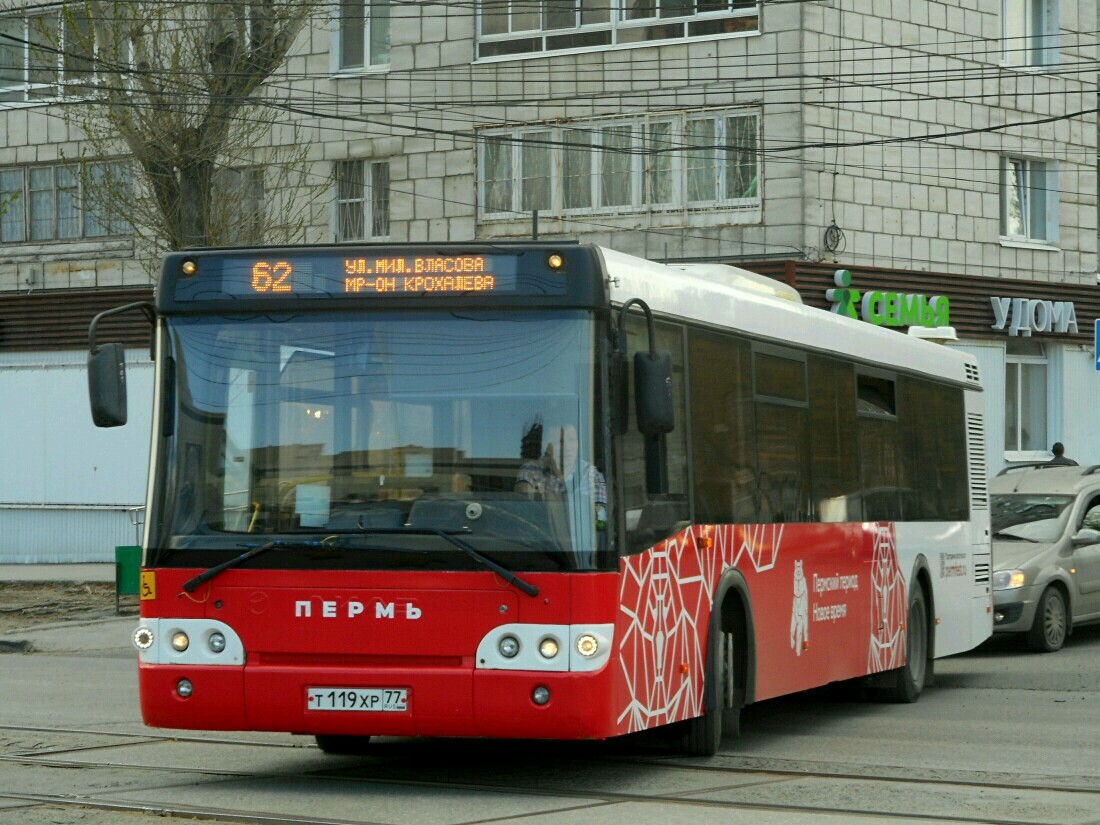 Пермский край, ЛиАЗ-5292.22 (2-2-2) № Т 119 ХР 77 — Фото — Автобусный  транспорт