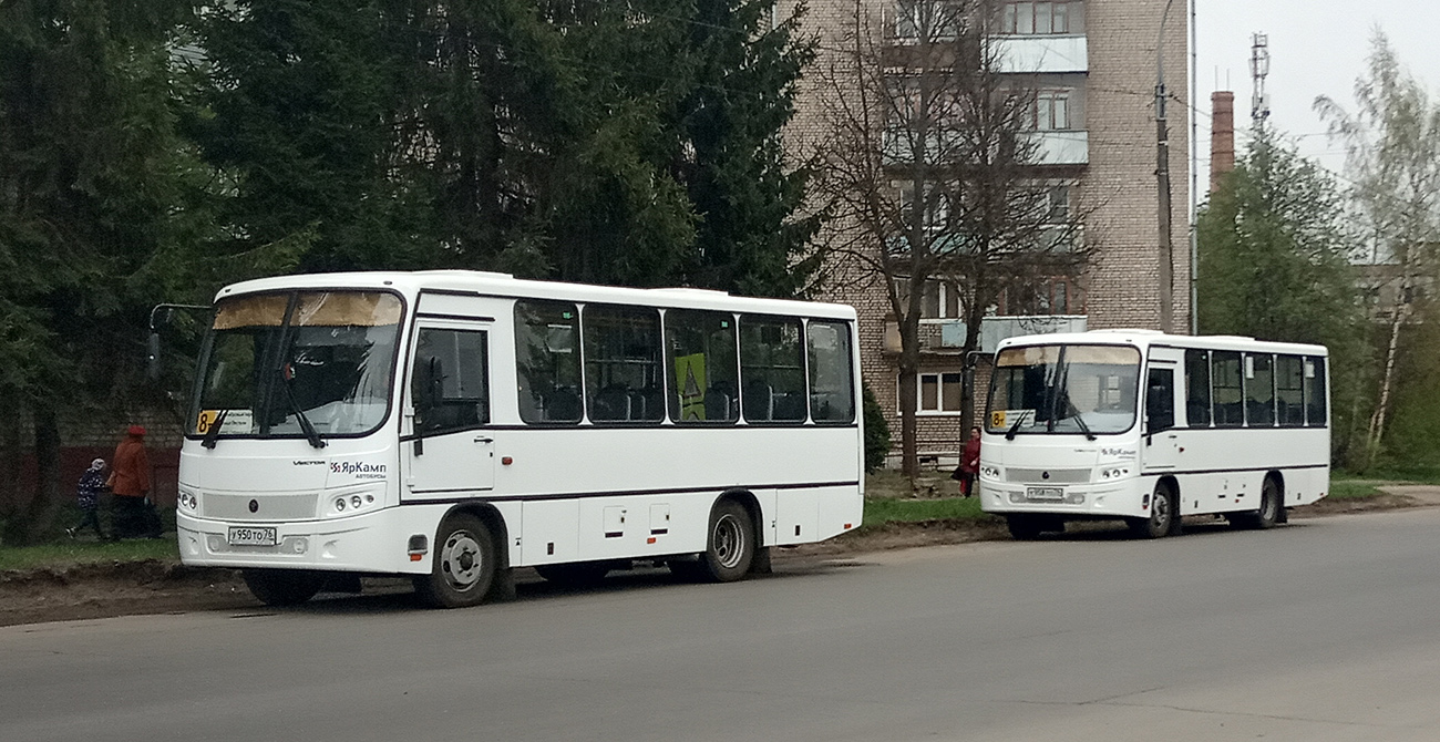 Obwód jarosławski, PAZ-320402-05 "Vector" Nr У 950 ТО 76