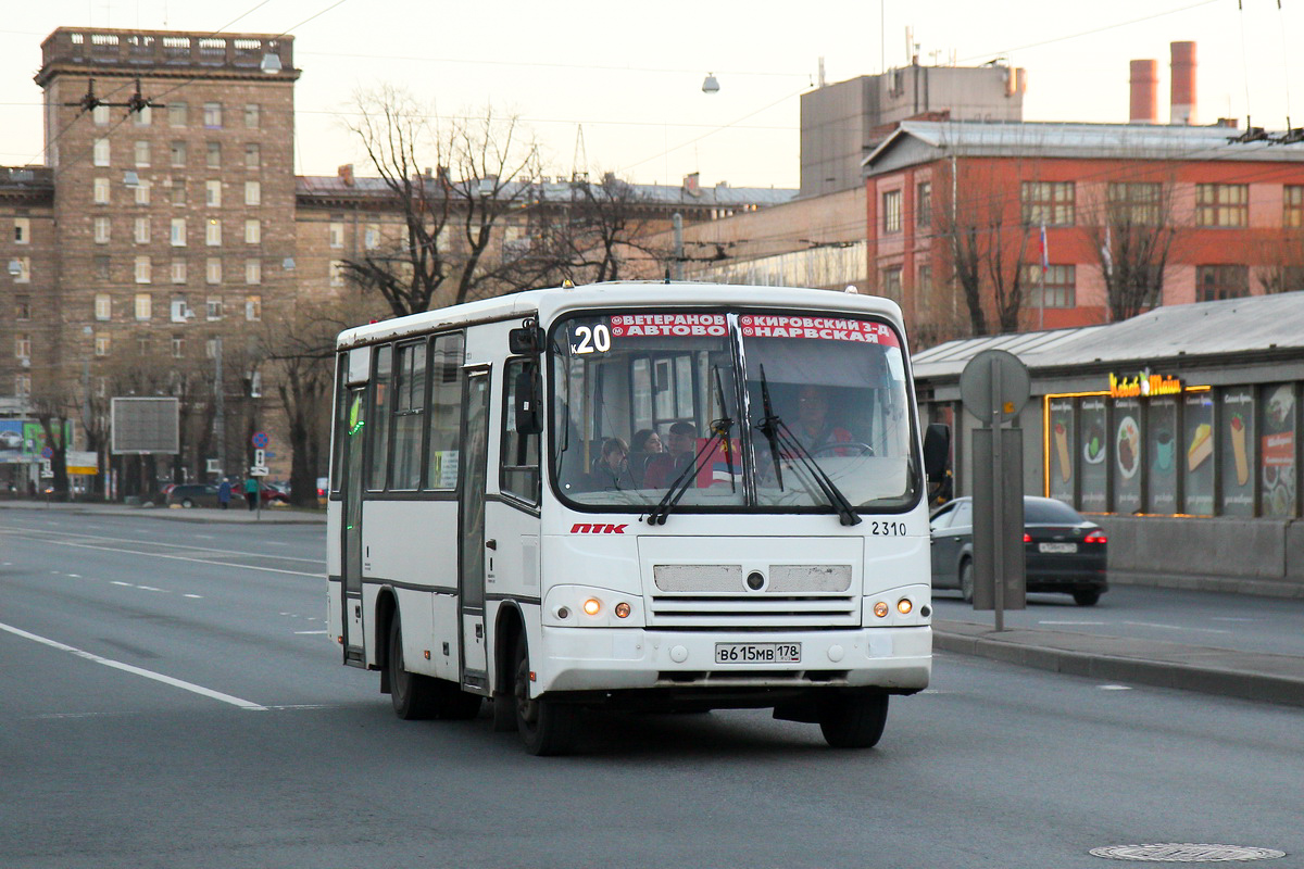 Санкт-Петербург, ПАЗ-320402-05 № n310