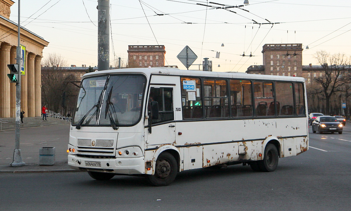 Санкт-Петербург, ПАЗ-320412-05 № 7583