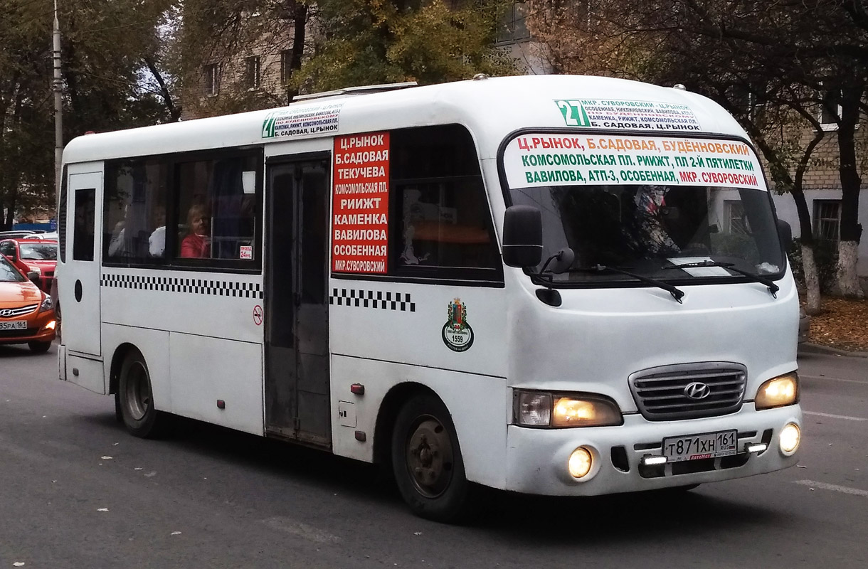 Ростовская область, Hyundai County LWB C09 (ТагАЗ) № Т 871 ХН 161