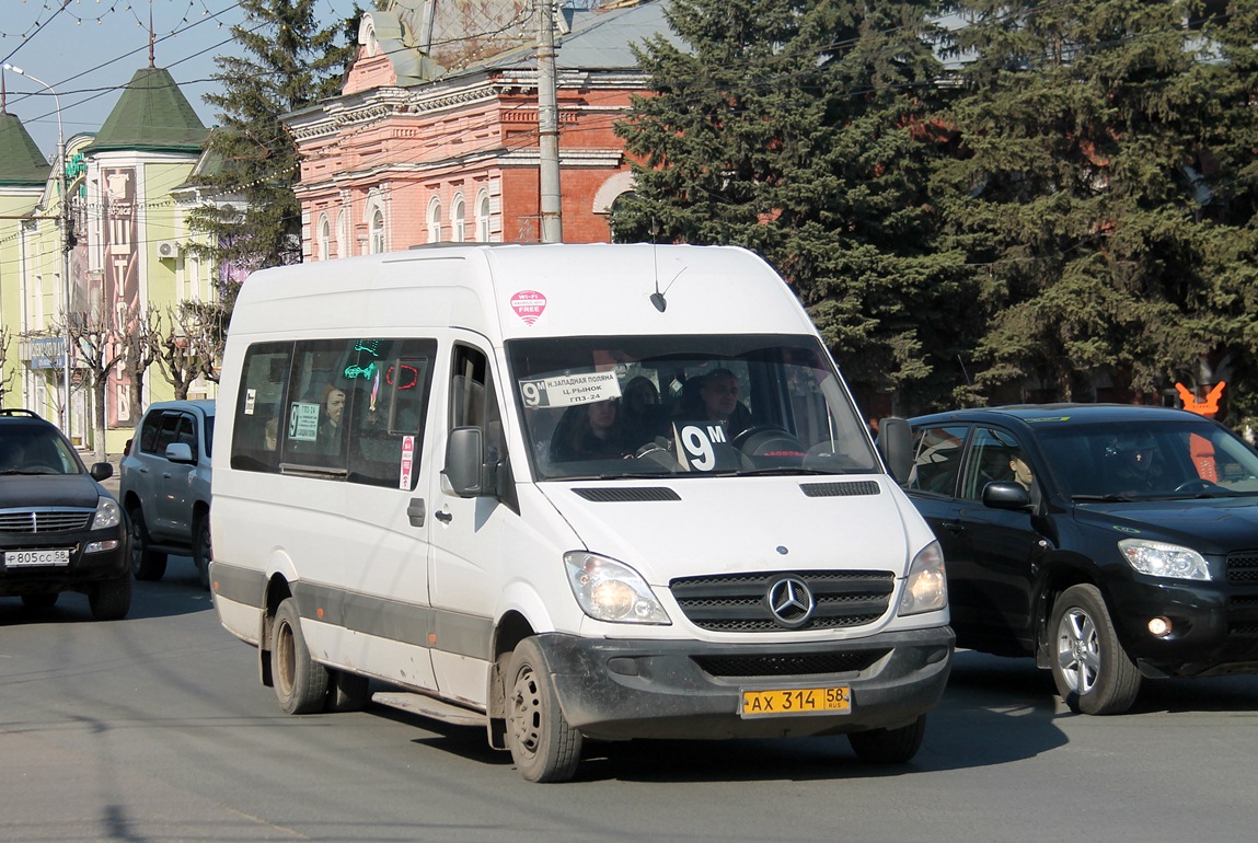 Пензенская область, Луидор-22360C (MB Sprinter) № АХ 314 58