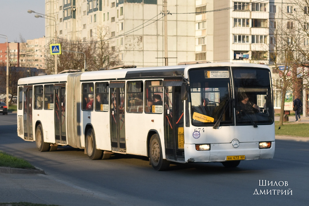 Псковская область, Mercedes-Benz O345G № 674