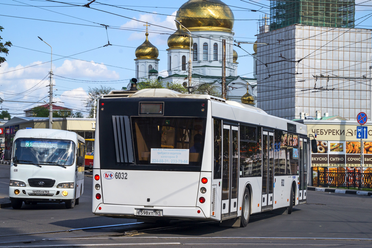 Ростовская область, МАЗ-203.069 № 6032; Ростовская область, Hyundai County SWB C08 (ТагАЗ) № 030