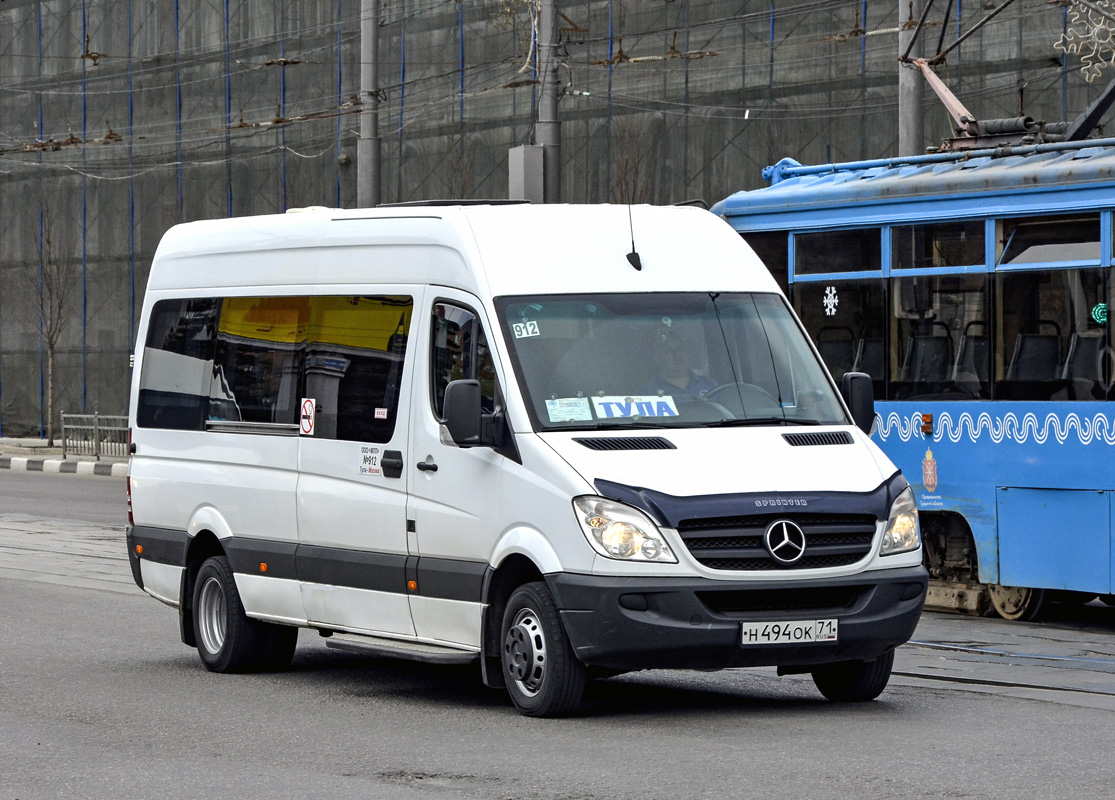 Тульская область, Mercedes-Benz Sprinter 516CDI № Н 494 ОК 71 — Фото —  Автобусный транспорт