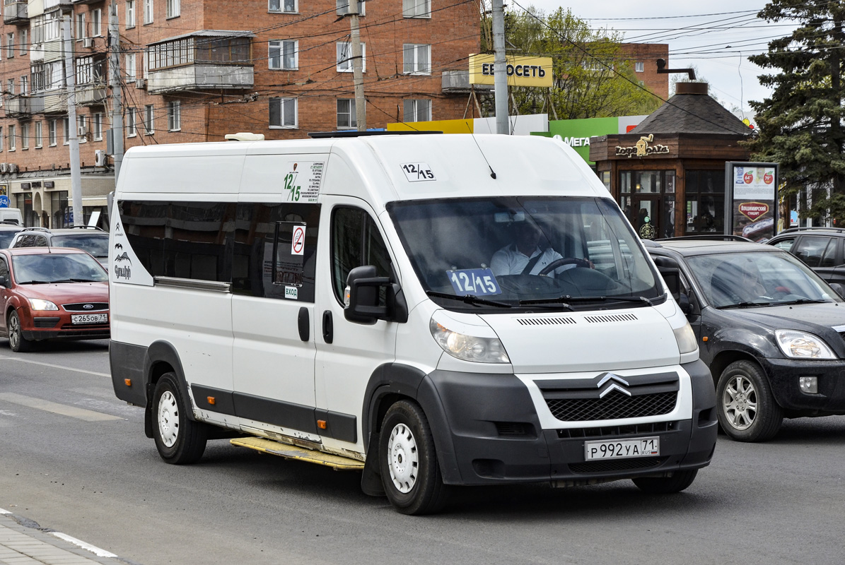 Тульская область, Citroën Jumper № Р 992 УА 71