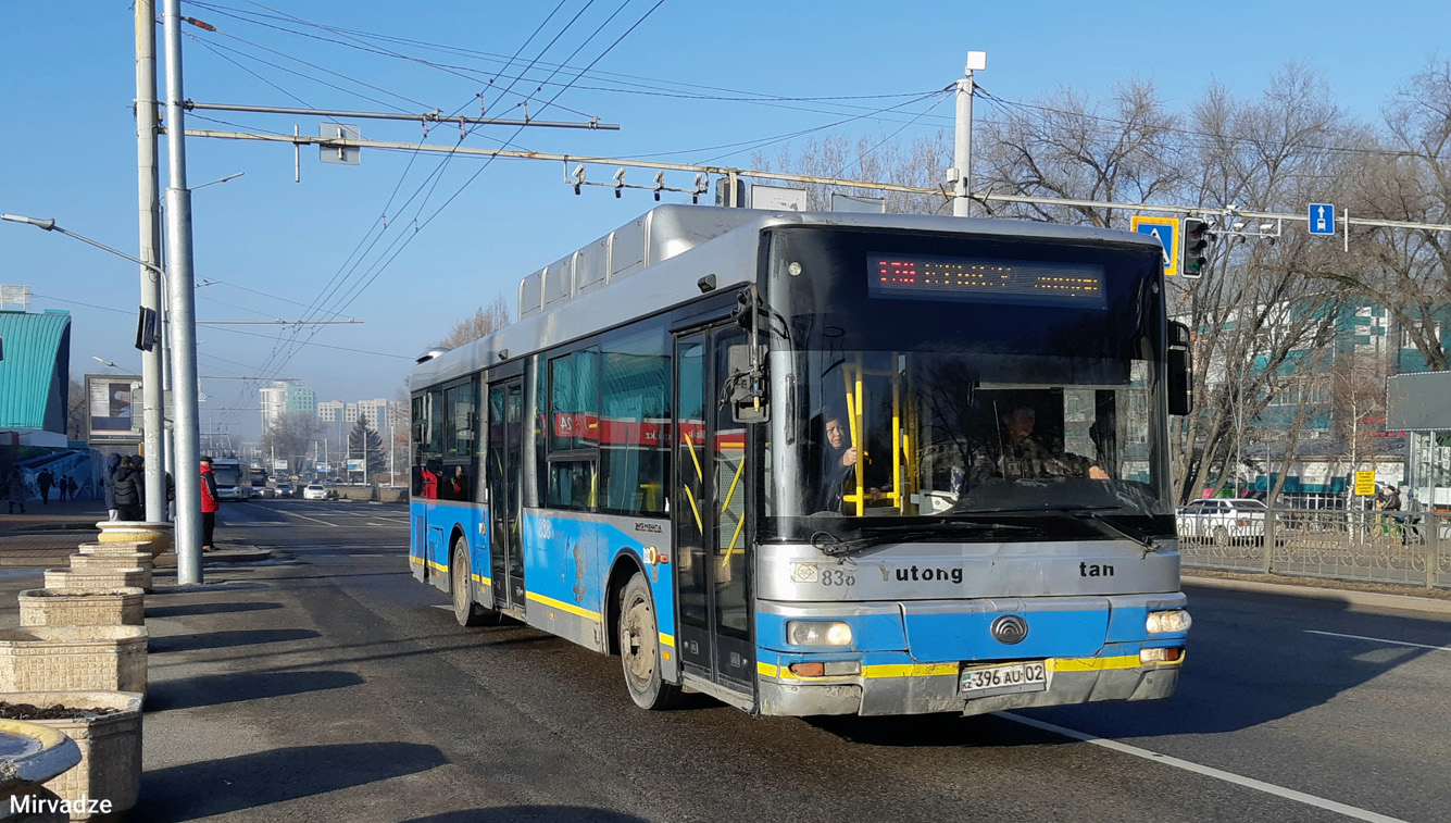 Алматы, Yutong ZK6118HGA № 838