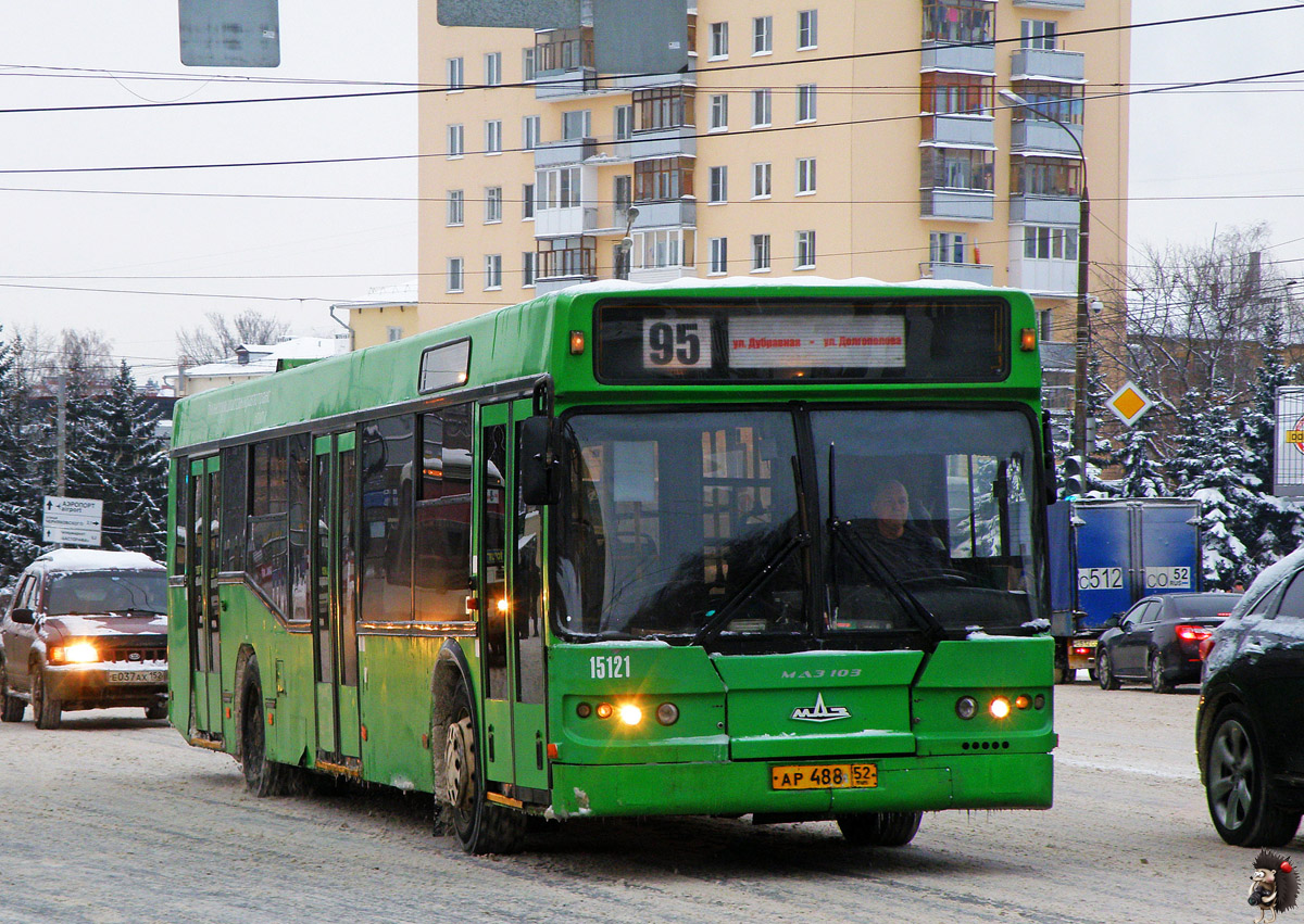 Nizhegorodskaya region, Самотлор-НН-5295 (МАЗ-103.075) Nr. 15121