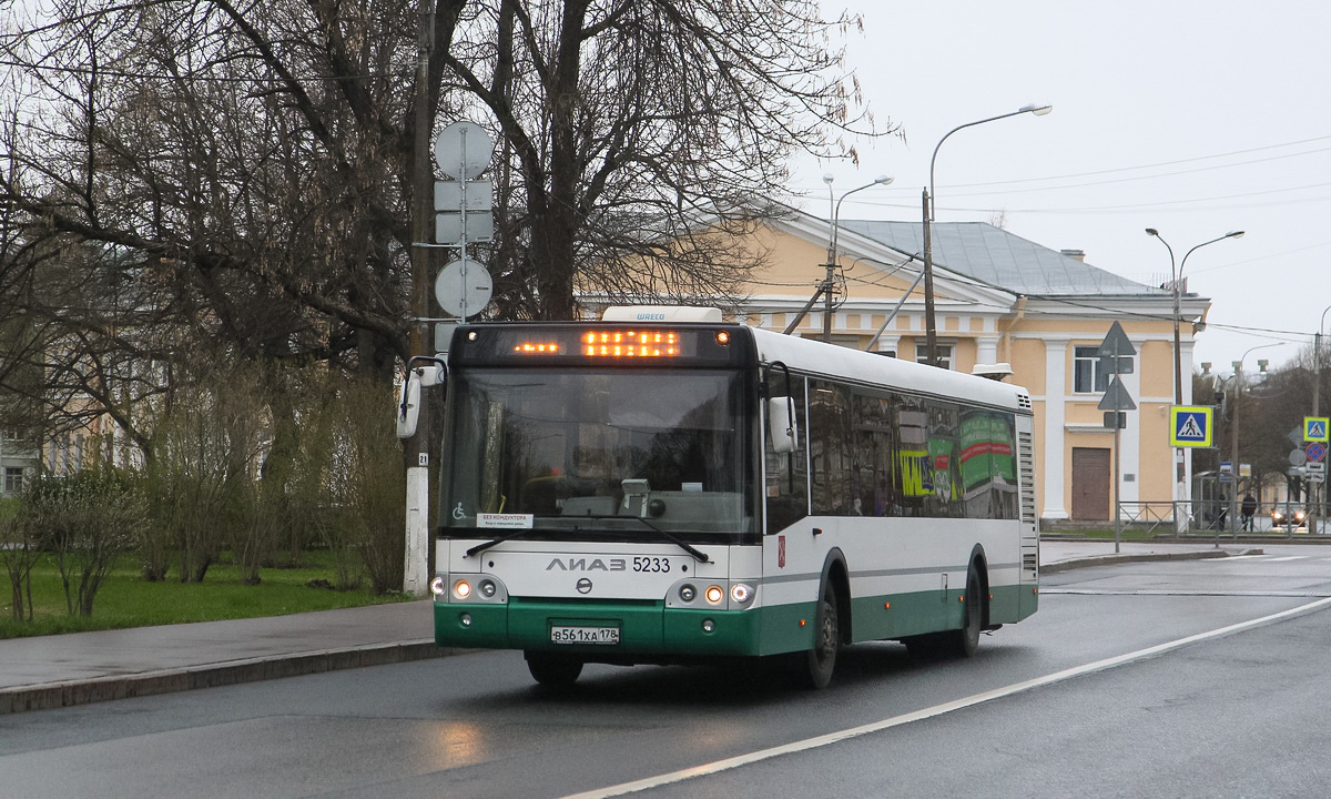 Санкт-Петербург, ЛиАЗ-5292.60 № 5233