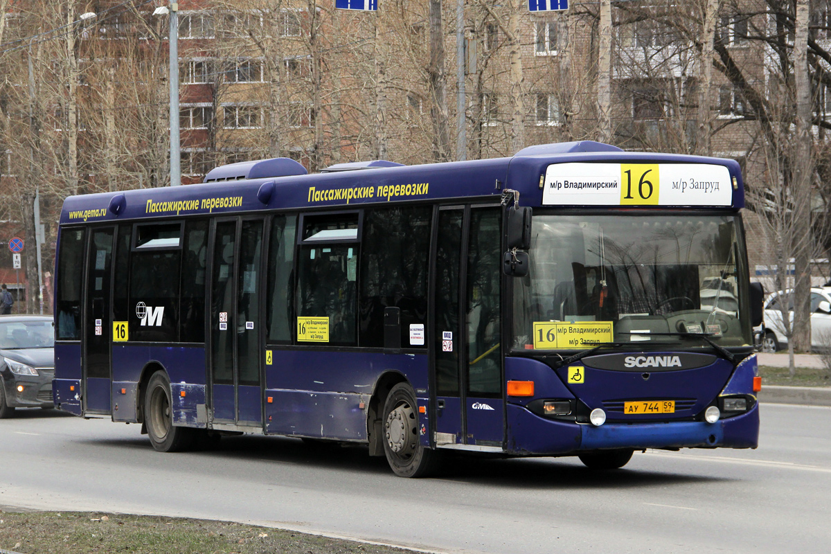 Пермский край, Scania OmniLink I (Скания-Питер) № АУ 744 59