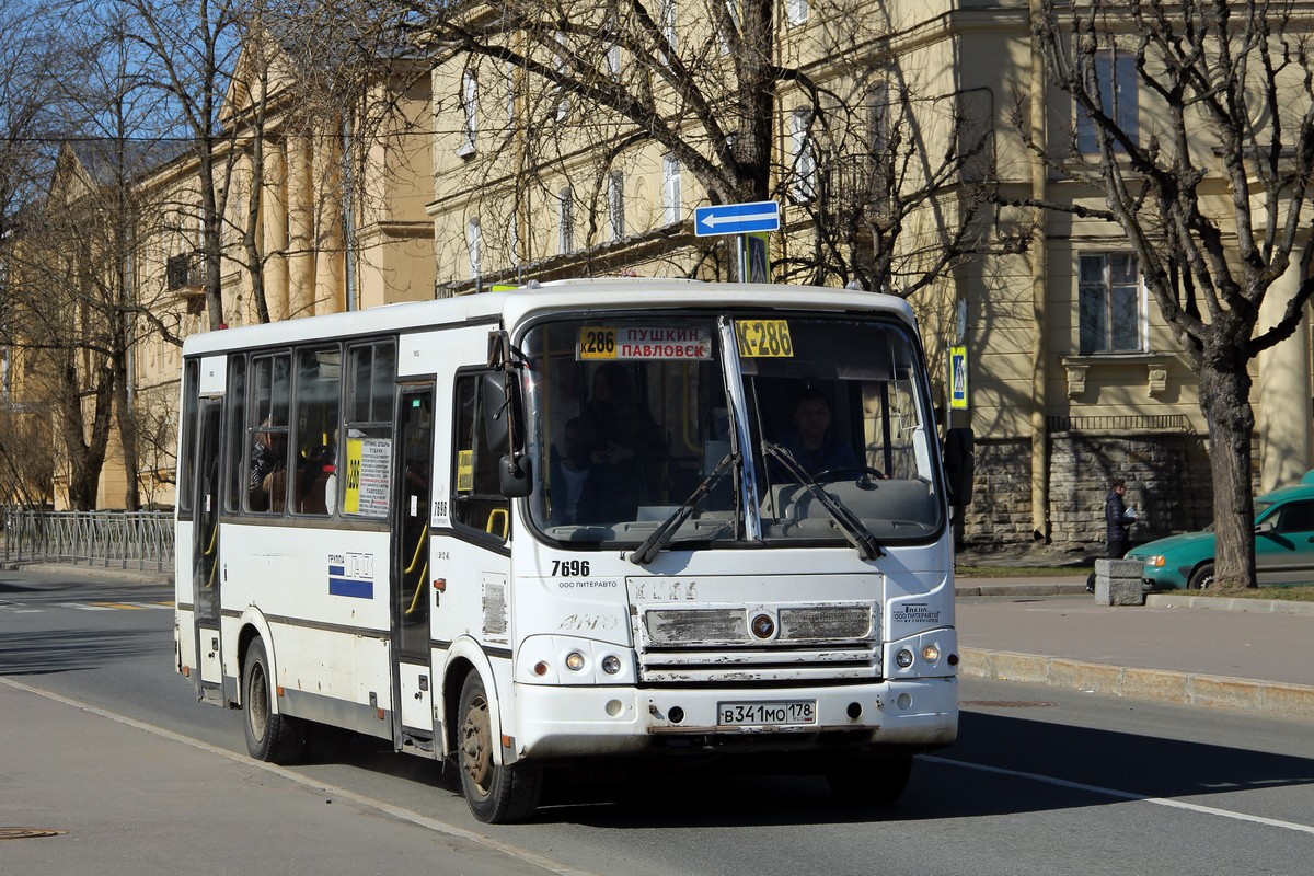 Санкт-Петербург, ПАЗ-320412-05 № 7696