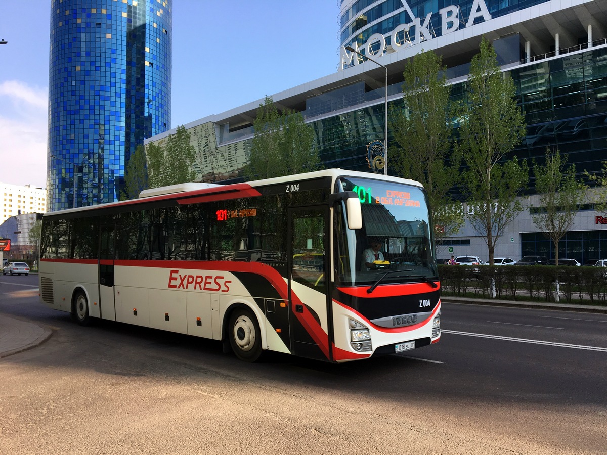 Астана, IVECO Crossway LINE 13M (СарыаркаАвтоПром) № Z004