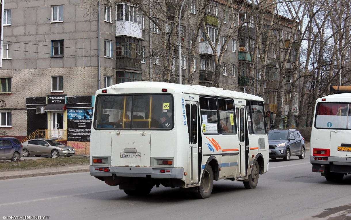 Томская область, ПАЗ-32054 № Е 565 СУ 70