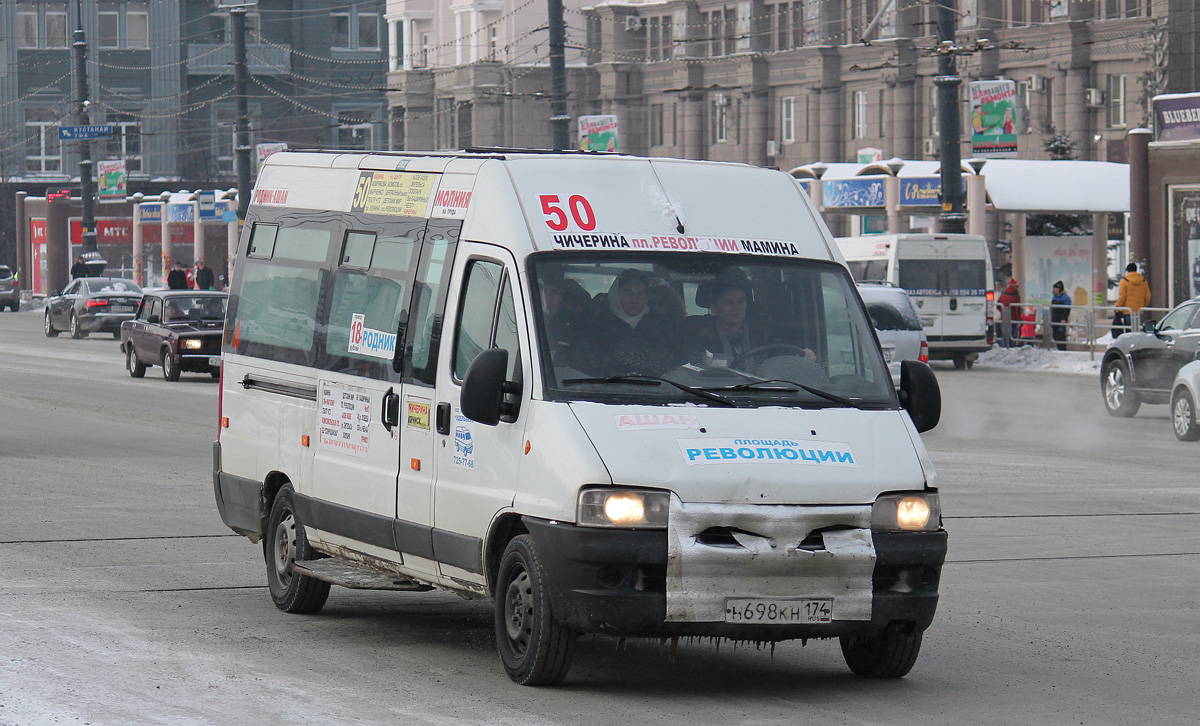 Челябинская область, FIAT Ducato 244 CSMMC-RLL, -RTL № Н 698 КН 174