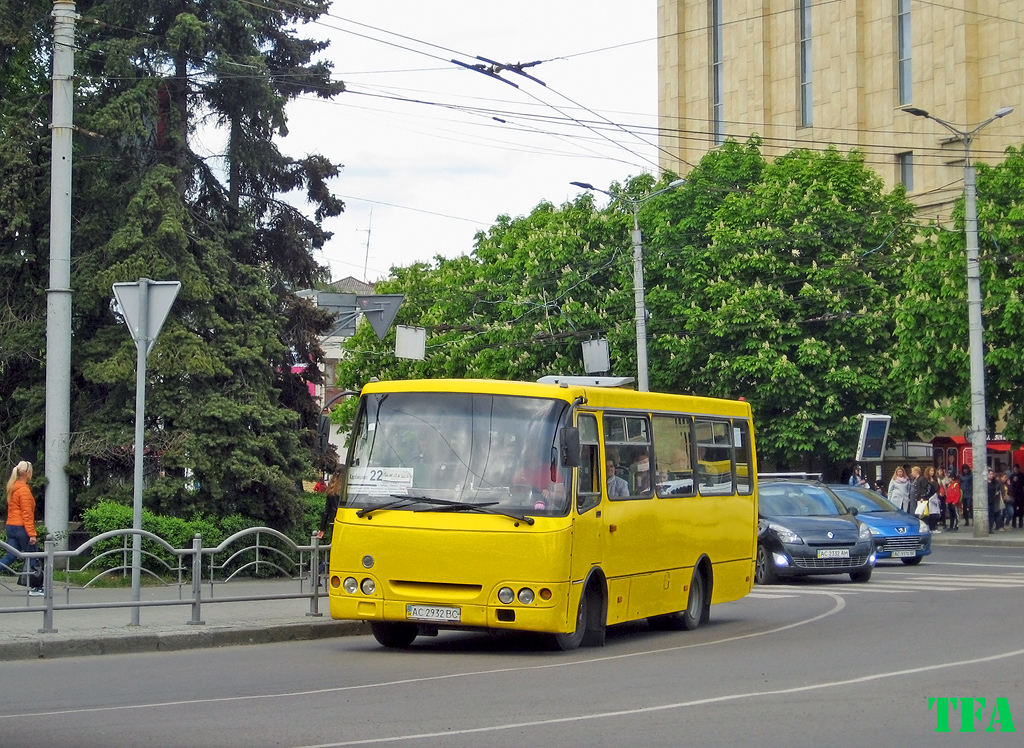 Волынская область, Богдан А09202 № AC 2932 BC