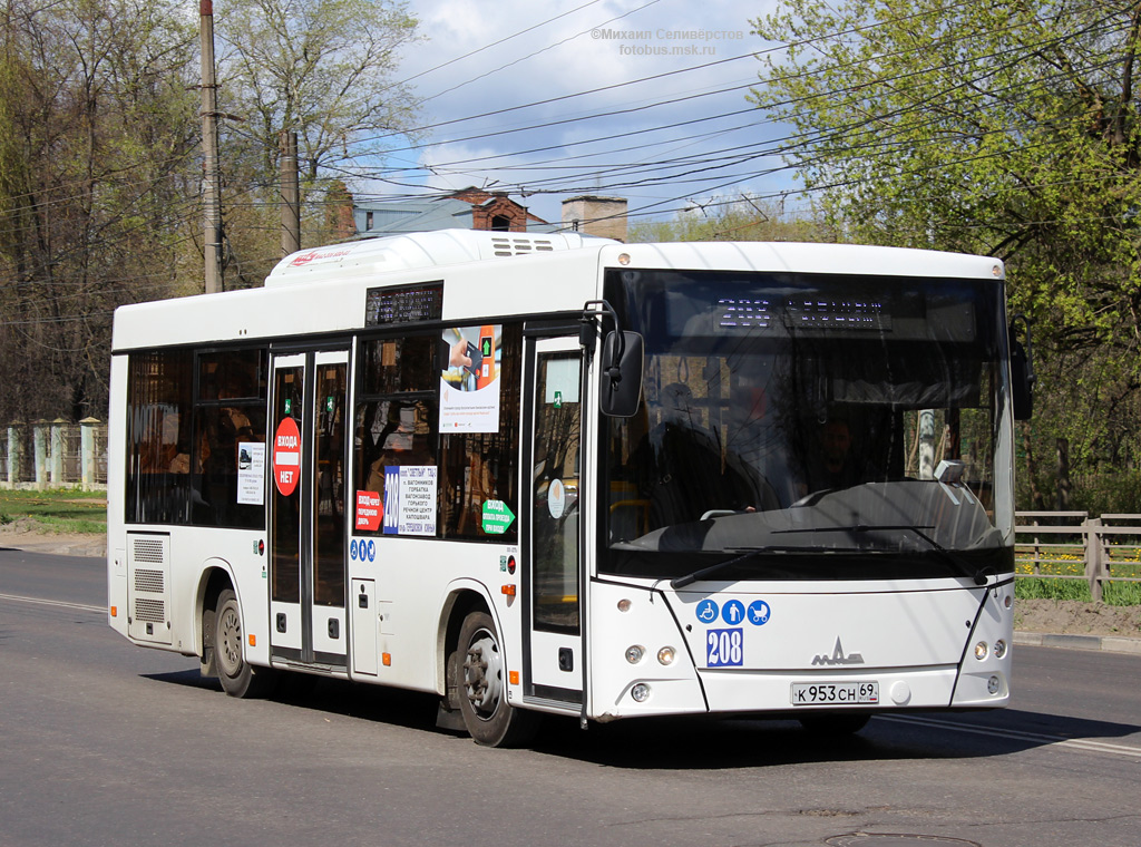 Тверская область, МАЗ-206.086 № К 953 СН 69