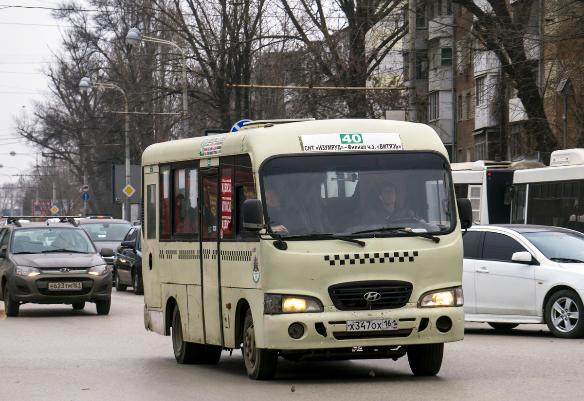 Ростовская область, Hyundai County SWB C08 (РЗГА) № Х 347 ОХ 161