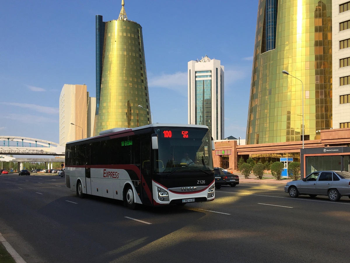 Астана, IVECO Crossway LINE 13M (СарыаркаАвтоПром) № Z126