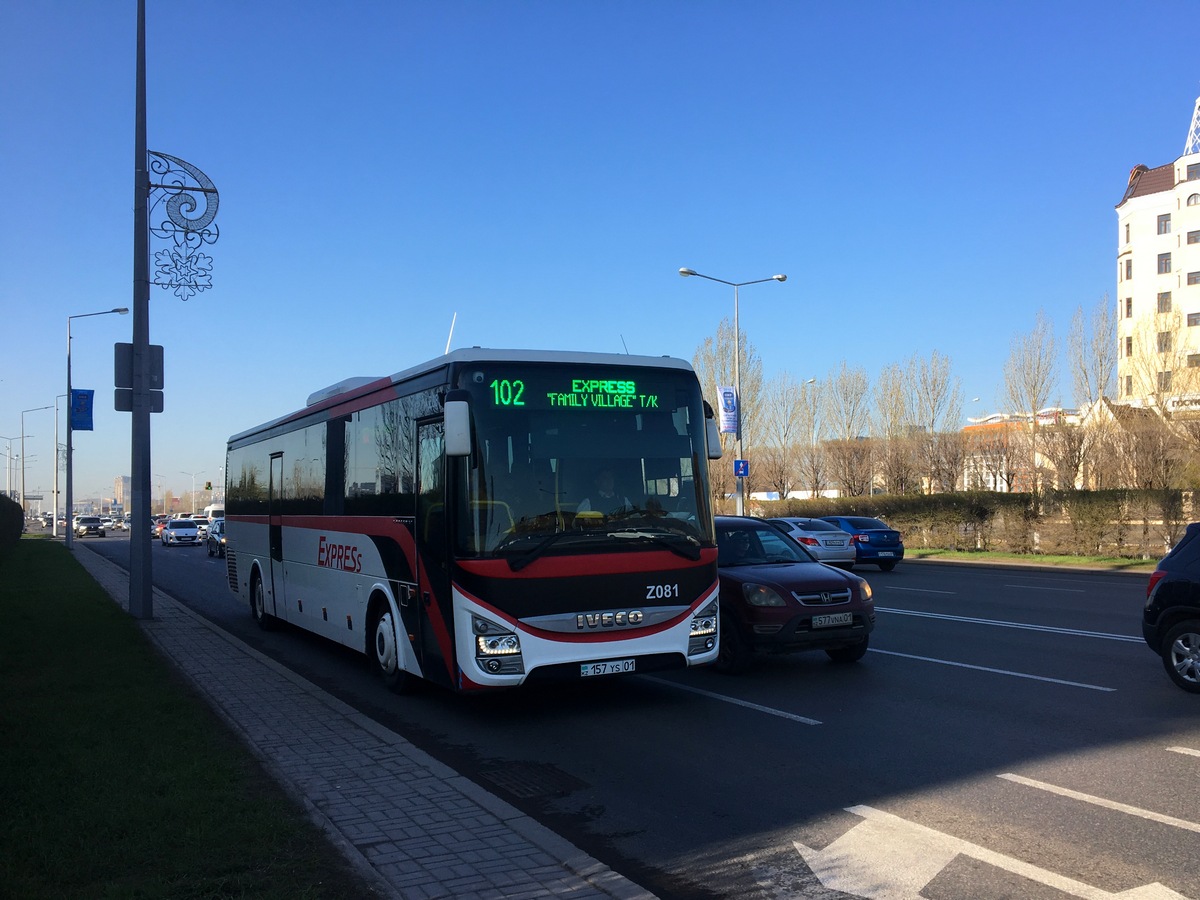 Астана, IVECO Crossway LINE 13M (СарыаркаАвтоПром) № Z081