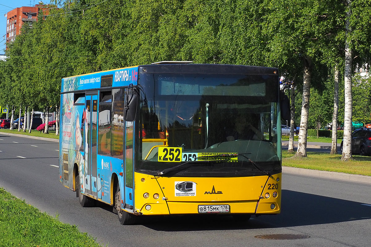 Санкт-Петербург, МАЗ-206.068 № 220