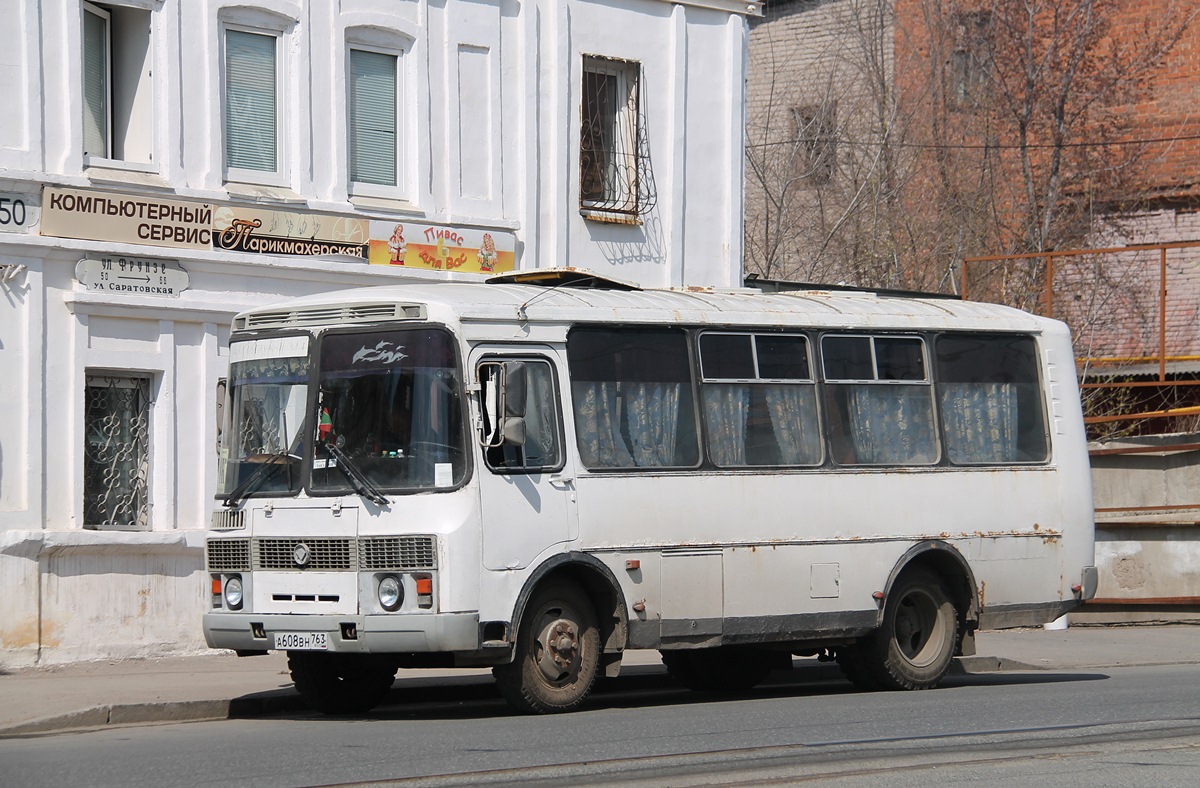 Самарская область, ПАЗ-32054 № А 608 ВН 763