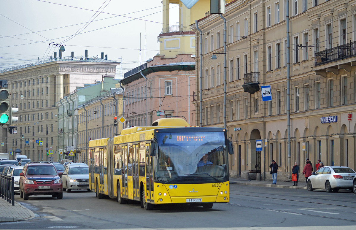 Санкт-Пецярбург, МАЗ-215.069 № 6830