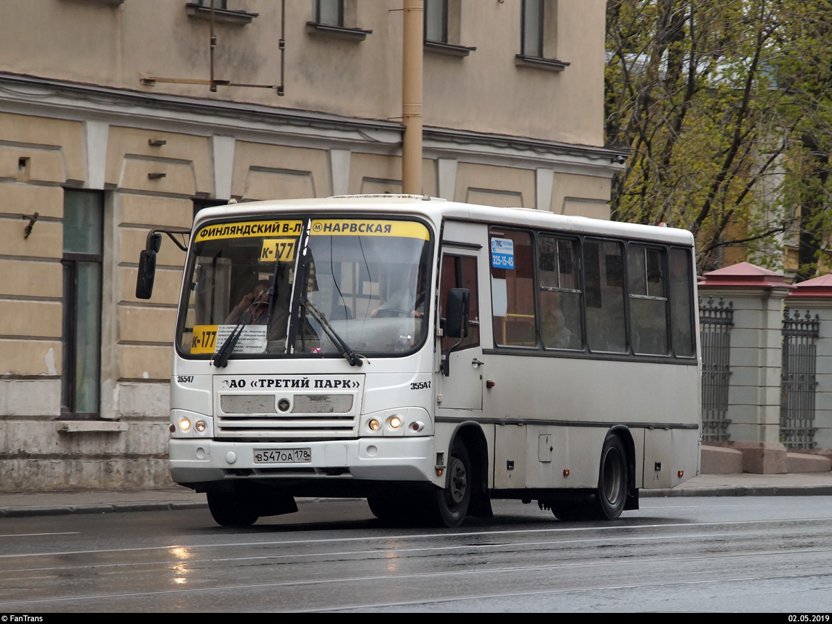 Санкт-Петербург, ПАЗ-320402-05 № В 547 ОА 178