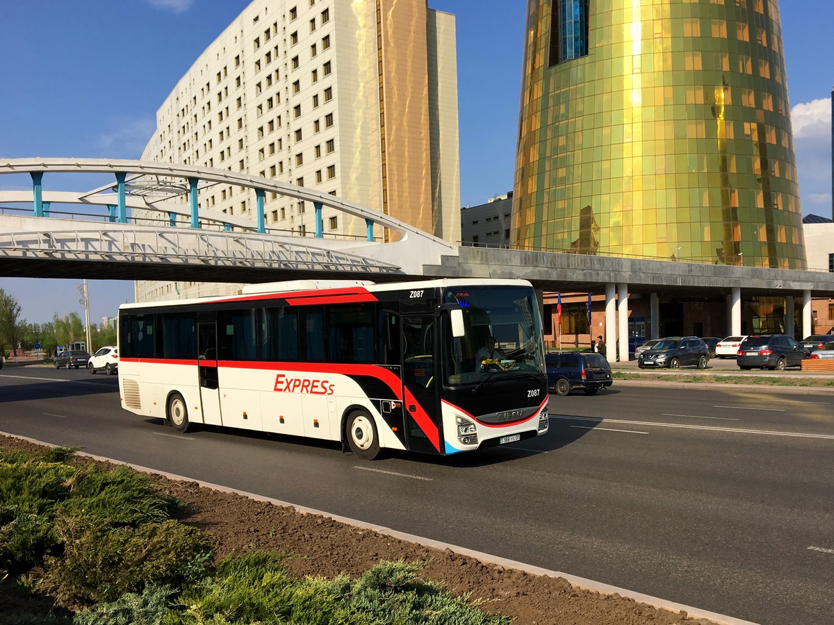 Астана, IVECO Crossway LINE 13M (СарыаркаАвтоПром) № Z087