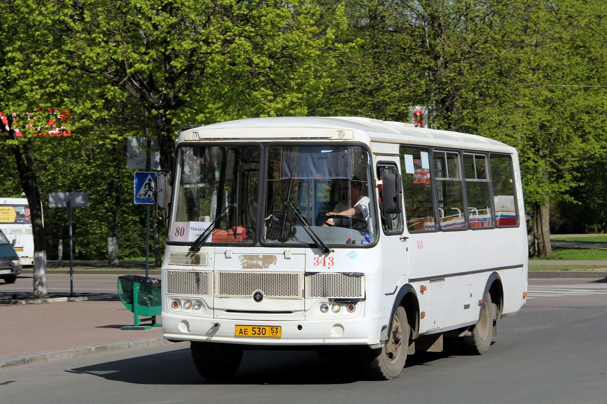 Новгородская область, ПАЗ-32054 № 343