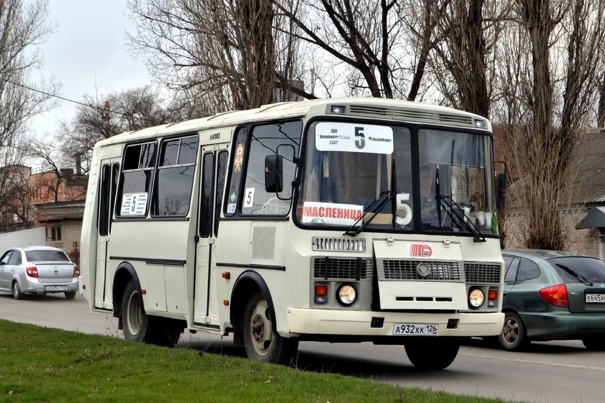 Ставропольский край, ПАЗ-32053-20 № А 932 ХК 126