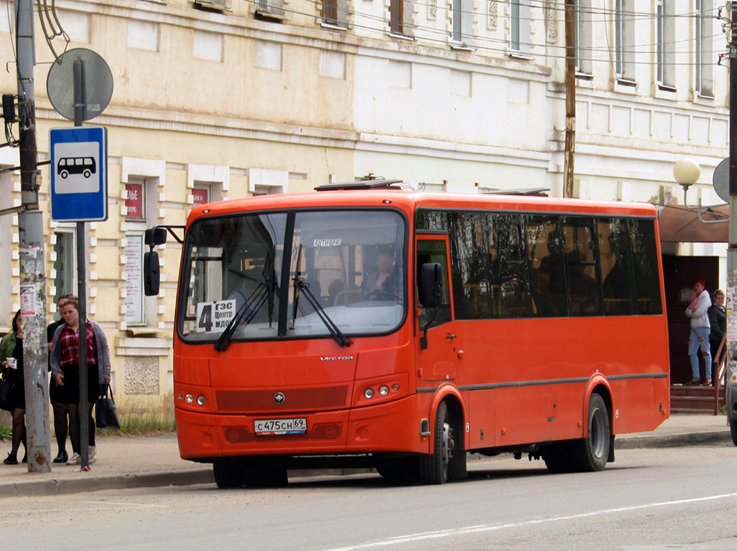 Тверская область, ПАЗ-320414-04 "Вектор" № С 475 СН 69