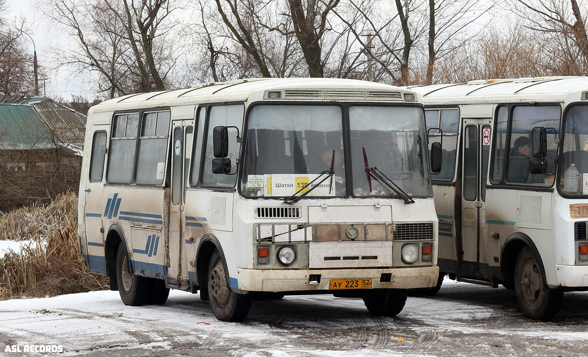 Нижегородская область, ПАЗ-32053 № АУ 223 52