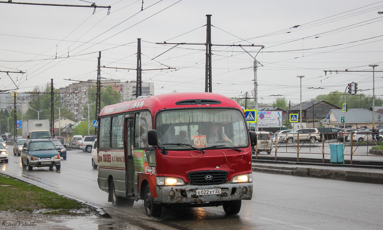 Алтайский край, Hyundai County Super № Е 022 ХТ 22