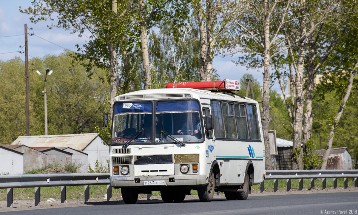 Омская область, ПАЗ-32053 № 220